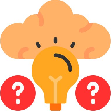 Bulut. Web simgesi basit illüstrasyon