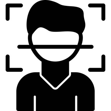 Avatar yüz simgesi vektör illüstrasyon tasarımı