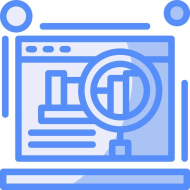 bilgisayar izleme veri simgesi - ana hatlar biçimi