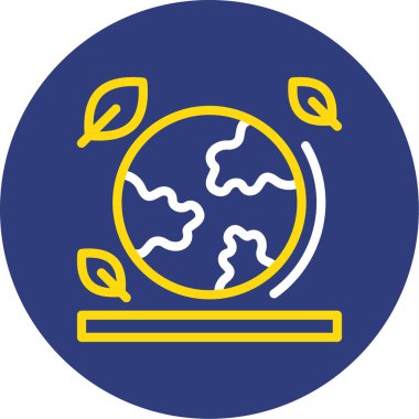 Küresel simge vektör illüstrasyonu