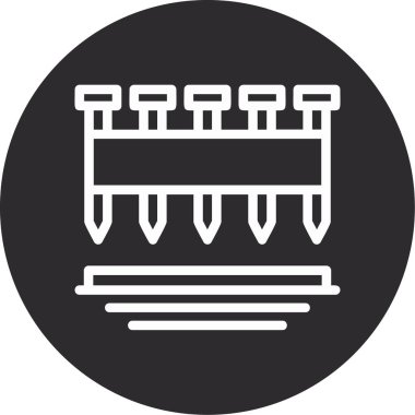 trend biçimi izole edilmiş arkaplanda abaküs simgesi