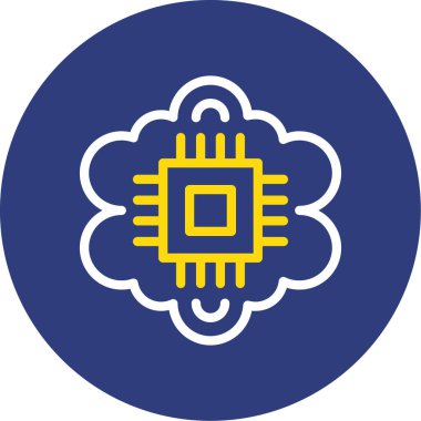 Çiçek. Web simgesi basit illüstrasyon