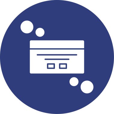 Web sitesi, vektör illüstrasyonu için web tasarım simgesi