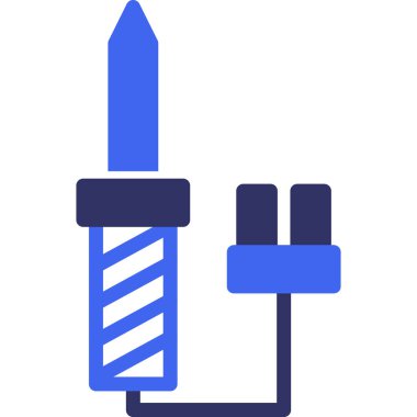 Kalem. Web simgesi basit illüstrasyon