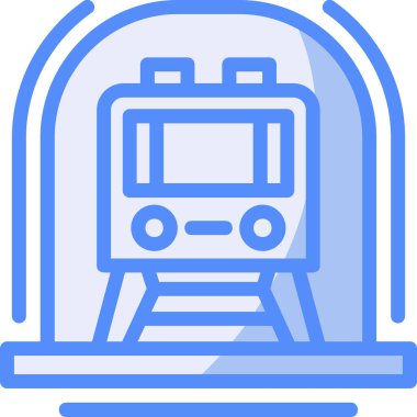 Tren treni. Web simgesi basit illüstrasyon