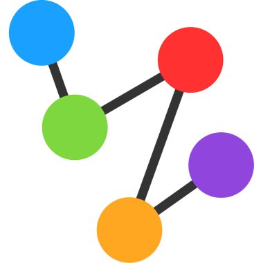 Bir ağın vektör çizimi