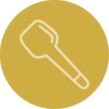 İngiliz anahtarı. Web simgesi vektör illüstrasyonu