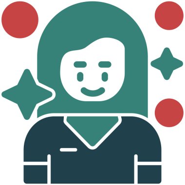 astronot simgesi, düz tasarım