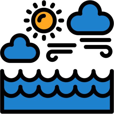 Bulut. Web simgesi basit illüstrasyon