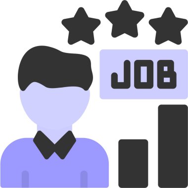 İş. Web simgesi basit illüstrasyon