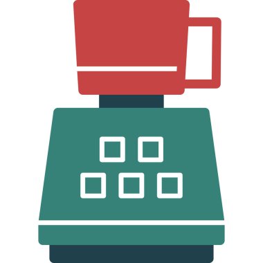 kahve makinesi vektör simgesi