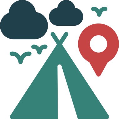 Modern bir simgenin vektör illüstrasyonu