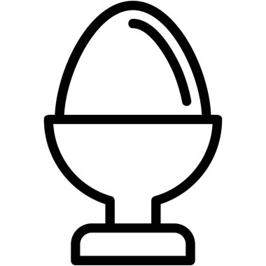 Yumurta ikonu. özet vektörü