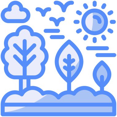 Hava durumu simgesi, vektör illüstrasyonu