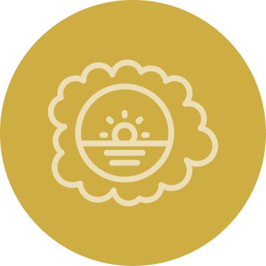 Bir çelengin vektör illüstrasyonu