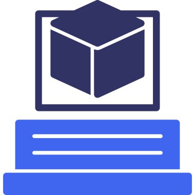 kutu simgesi. Basit resimleme