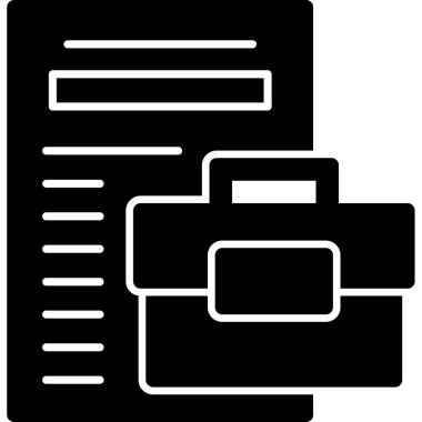 belge simgesi vektör illüstrasyonu