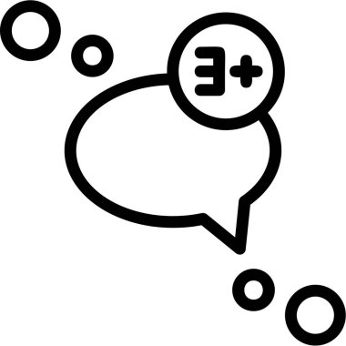 Konuşma balonu. Basit tasarım