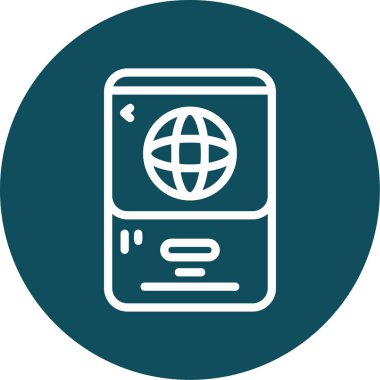 Benzersiz radyo sistemi vektör simgesi