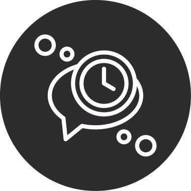 Konuş. Web simgesi basit tasarım