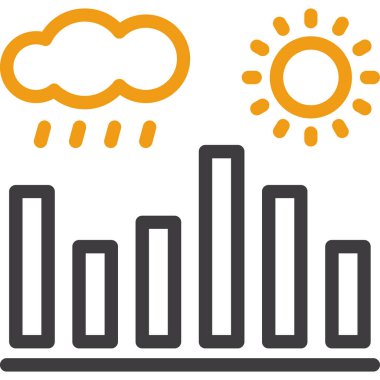bulut hava kutsal kişilerin resmi, vektör çizim