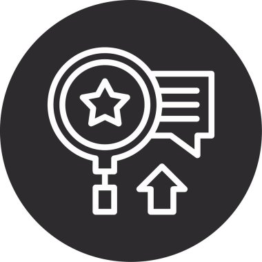 seo modern simgesinin vektör illüstrasyonu