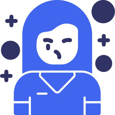 kızgın. Web simgesi basit illüstrasyon