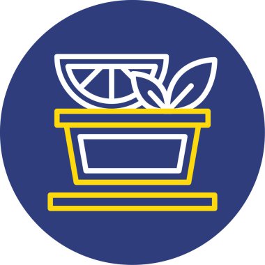 Gıda simgesinin vektör illüstrasyonu