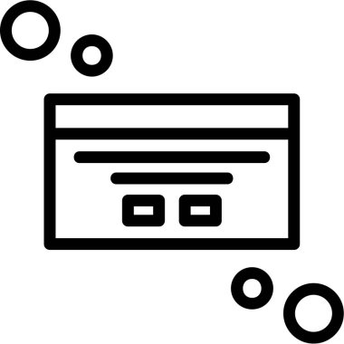 Web tarayıcı simgesi ana hat biçiminde