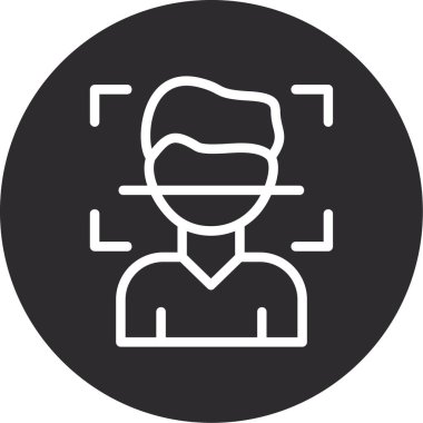 man simgesi vektör illüstrasyonu