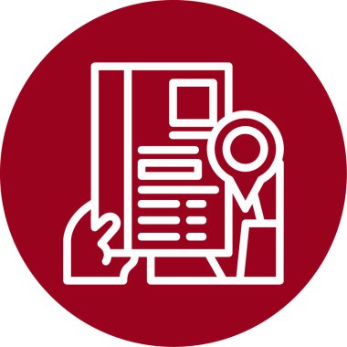 Belge simgesinin vektör illüstrasyonu