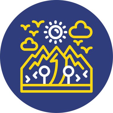 seo modern simgesinin vektör illüstrasyonu