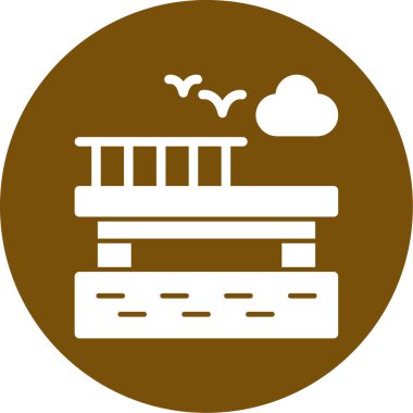 Bir ev simgesinin vektör illüstrasyonu