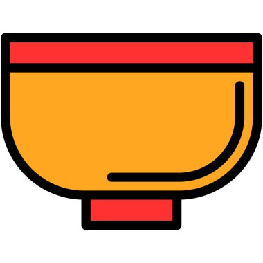 kase simgesi, vektör illüstrasyonu