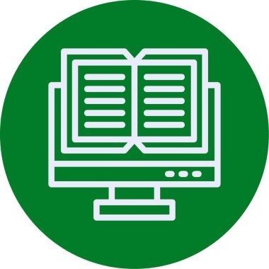 kitap simgesi vektör illüstrasyonu