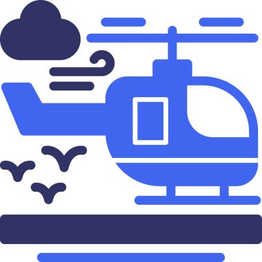 İnsansız hava aracı uçan simgesi - taslak biçimi