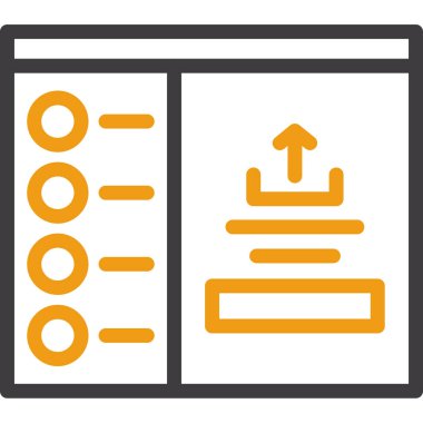 veri analiz çizelgesi simgesi