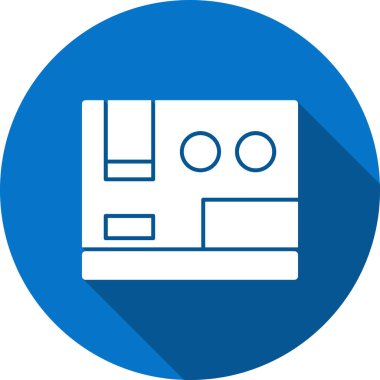 seo modern simgesinin vektör illüstrasyonu