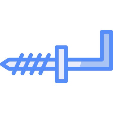 Tek bir simgenin vektör illüstrasyonu