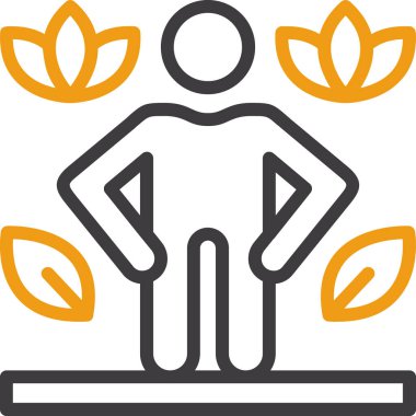 Sağlıklı egzersiz simgesi - özet biçimi