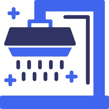 Alışveriş arabası. Basit resimleme