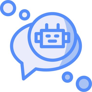 Konuş. Web simgesi basit illüstrasyon