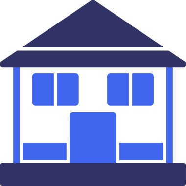 Ev binası. Basit resimleme