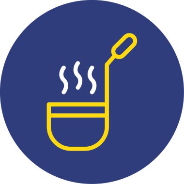 Barbekü ikonu vektör illüstrasyonu