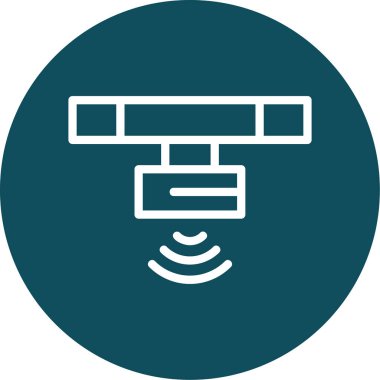 Wi-Fi simgesinin vektör illüstrasyonu