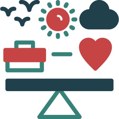 aşk vektör simgesi modern illüstrasyon