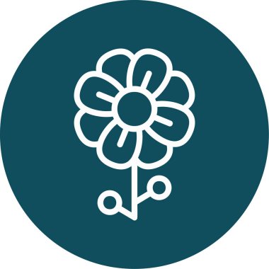 Güzel çiçek. Basit tasarım