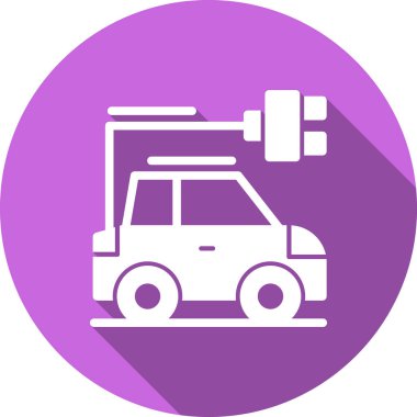 araba simgesi, vektör illüstrasyonu