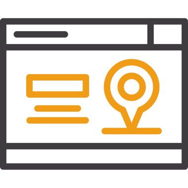 Web tasarım vektörü simgesi