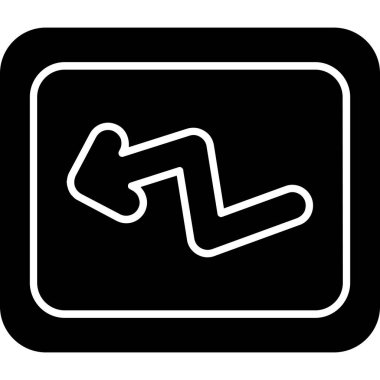 sol yol ok simgesi, özet biçimi